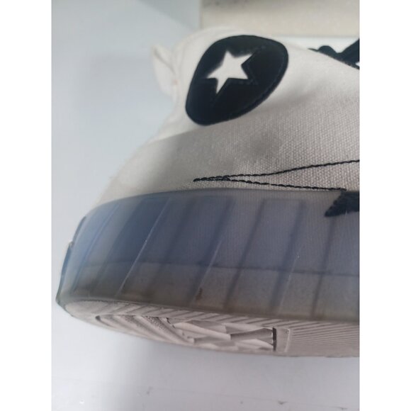 Men 14 Converse Chuck Taylor White Hi High Top Clear Translucent Blue Ice Soles - Picture 11 of 11